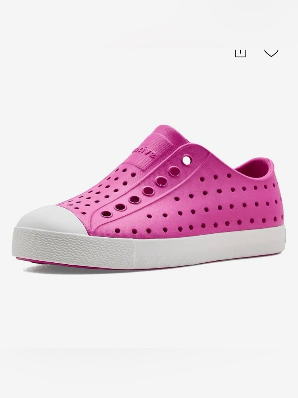 Kids Pink Native Jefferson Shoes C9